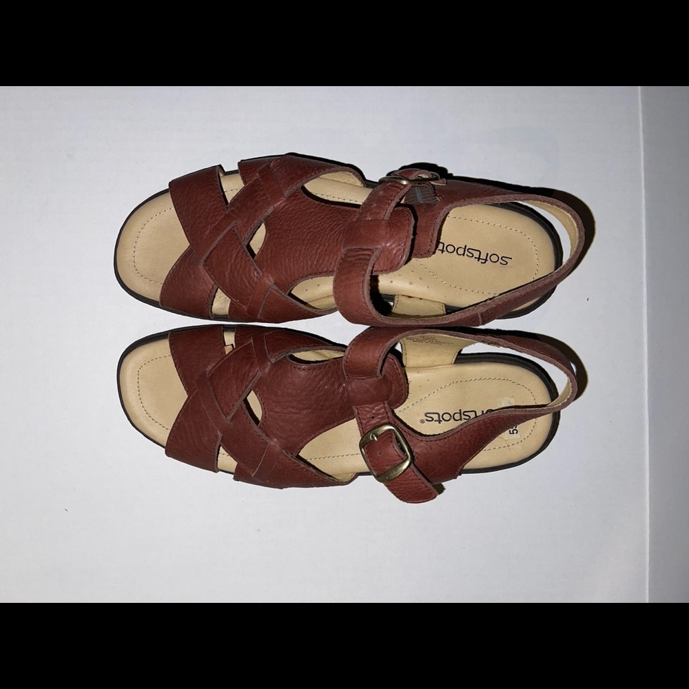 Softspots Brown Sandals-Size 9.5N